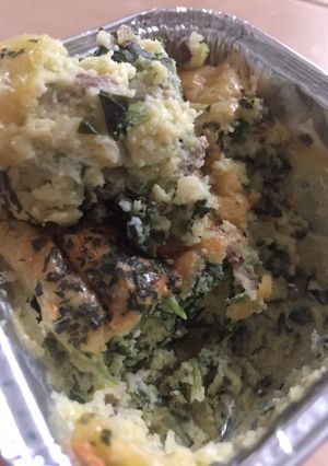 Foto resep Cheezy spinach keto