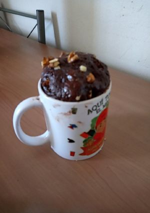 Una foto de Brownie en taza