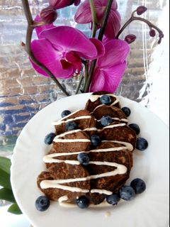 Фото Льняные оладушки.