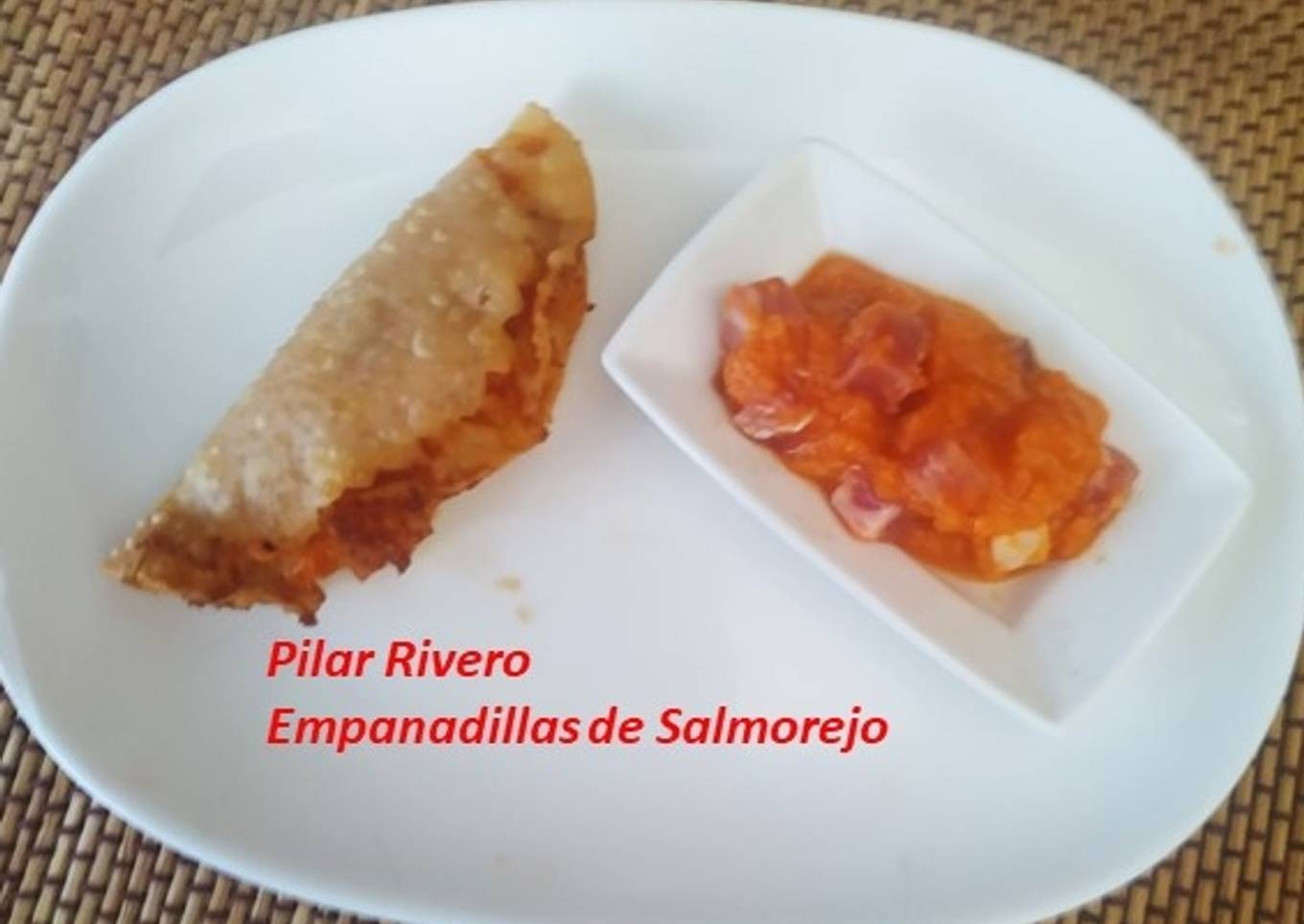 Empanadillas de salmorejo y jamón