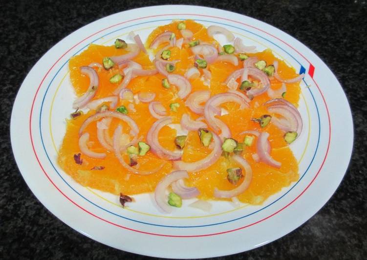Carpaccio de naranja
- fácil