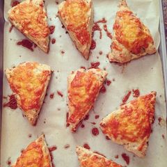 A picture of Cheddar and Bacon Scones.