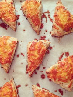 A picture of Cheddar and Bacon Scones.