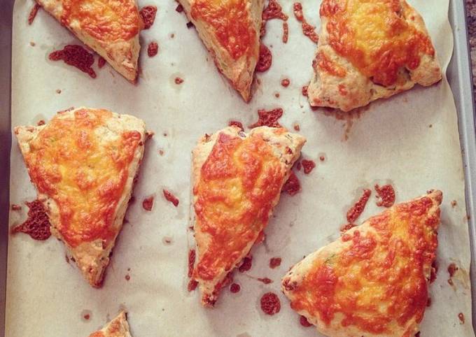 Steps to Make Perfect Cheddar and Bacon Scones