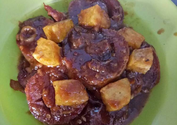 Rolade sauce lada hitam