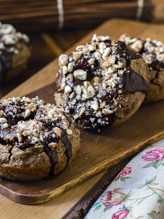Una foto de Donuts de Avena y Canela. Receta Fitness