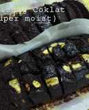 Kek pisang coklat (super moist)