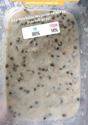 Foto resep Es durian hijau