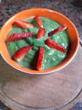 Batido verde cremoso