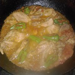 A picture of Achari Chicken Kardahi.