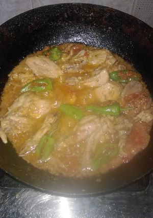 A picture of Achari Chicken Kardahi.
