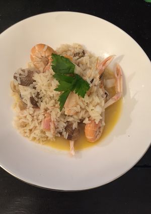 A picture of Seafood Risotto.