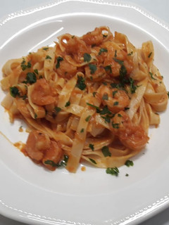 Una foto de Cintas con gambas