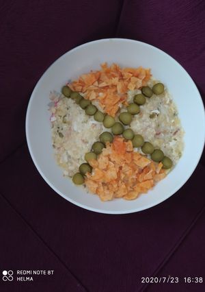 عکسی از دستور سالاد الویه ساده