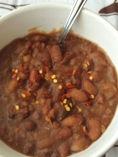 A picture of Sugar beans soup.