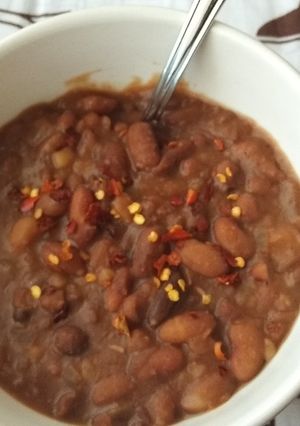 A picture of Sugar beans soup.