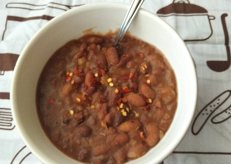 Homemade Sugar beans soup
