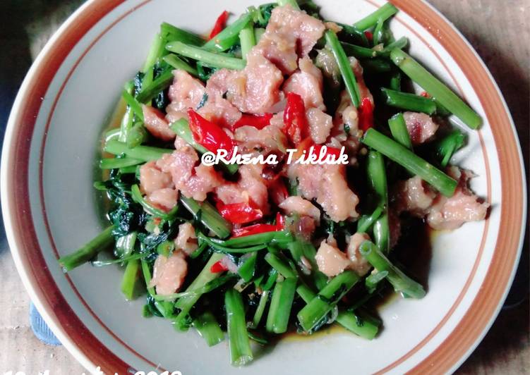 Resep Tumis Kangkung Bakso Urat yang Enak