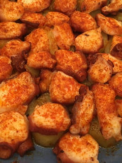 Una foto de Pulpo con patatas