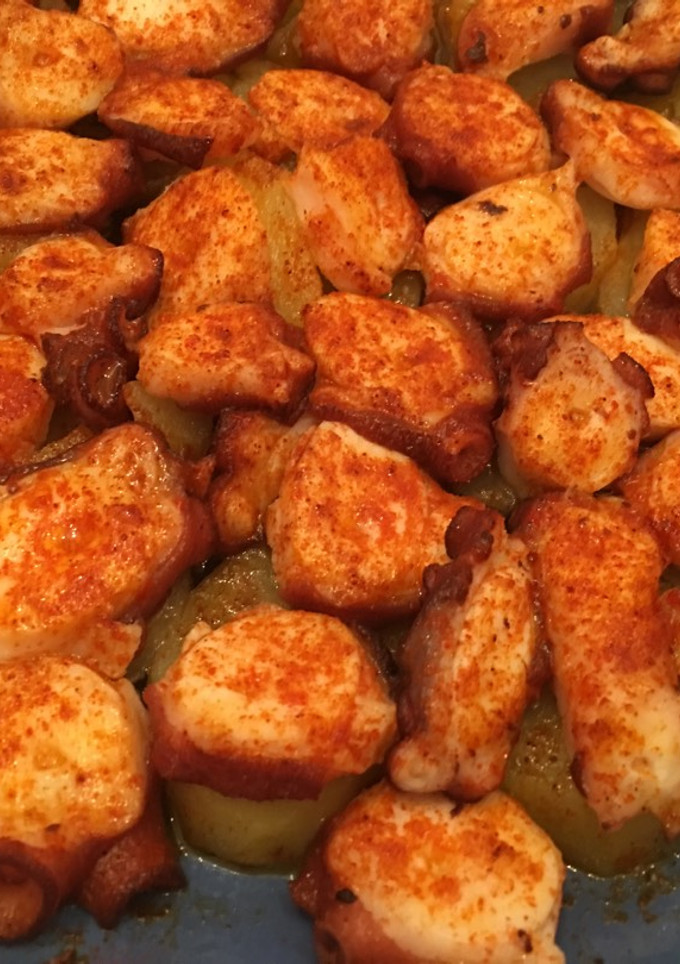 Una foto de Pulpo con patatas