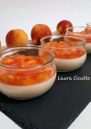 A picture of Peach Panna Cotta.