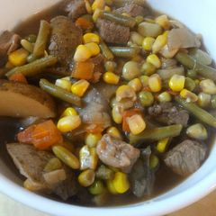 Hearty Vegetable Beef Soup A picture of Hearty Vegetable Beef Soup.