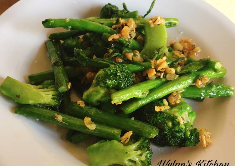 Stir Fried Asparagus & Broccoli