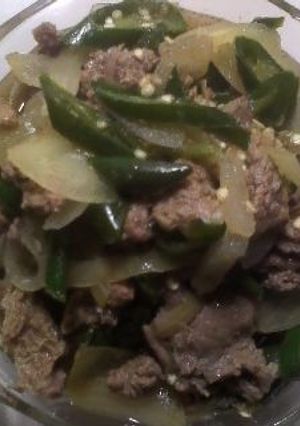 Foto resep Beef teriyaki cabe ijo
