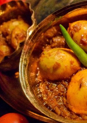 A picture of ডিম কষা.