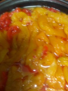 Una foto de Ensalada templada de pimientos