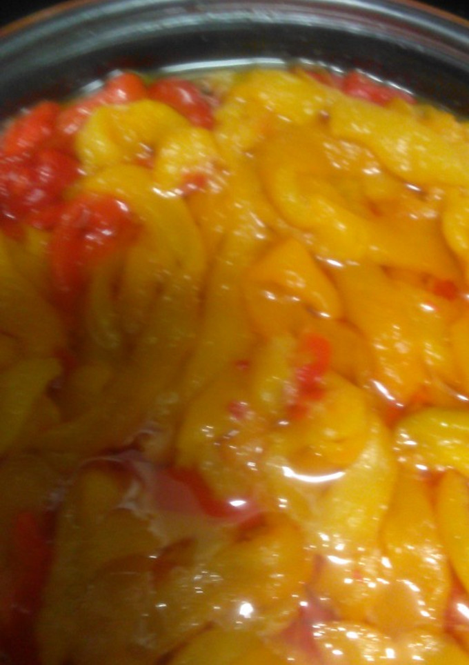 Una foto de Ensalada templada de pimientos