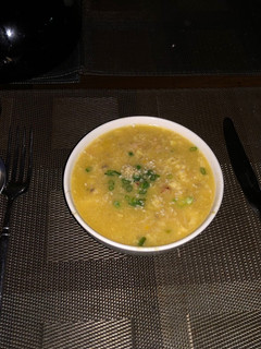 A picture of Chinese Crab and Fresh Sweetcorn Soup.