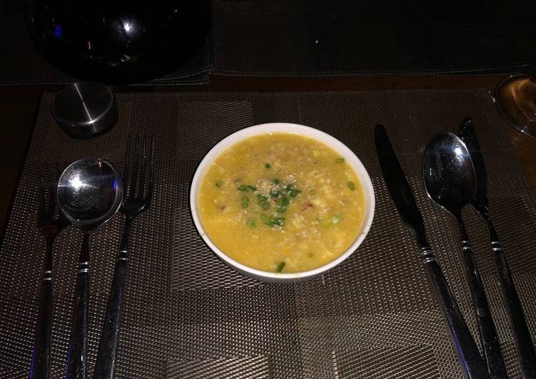 Crab and Fresh Sweetcorn Soup