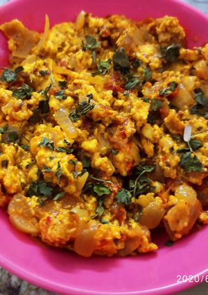 A picture of Paneer Bhurji.