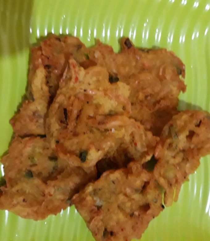 Foto resep Bakwan udang sawah renyah