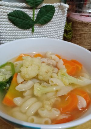 Foto resep Soup macaroni 🌼