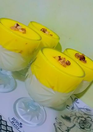 عکسی از دستور فرنی دو رنگ💛