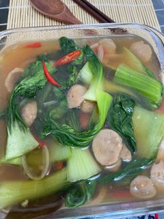 Foto resep Pakcoy Cah Bakso