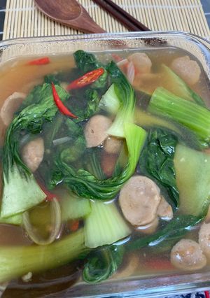 Foto resep Pakcoy Cah Bakso