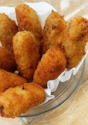 Foto resep Kroket kentang isi wortel ayam