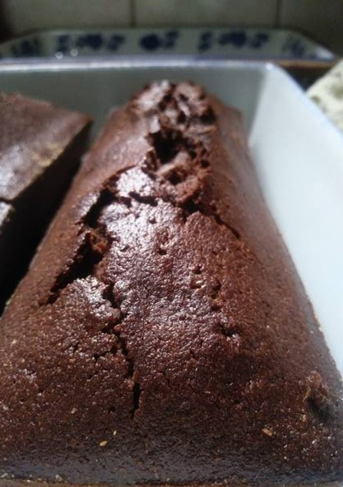 Una foto de Budín de chocolate con harina integral. Fácil, rico, y rápido!!