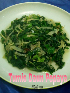 Foto resep Tumis Daun Pepaya