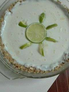 Una foto de Postre nevado de limón