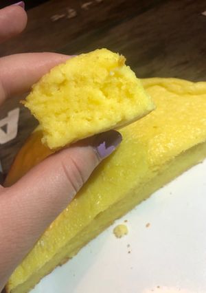 Una foto de Fainá de queso