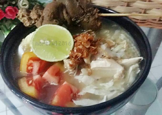 Cara Membuat Soto Ayam Semarang Simpel