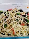 Pasta con brócoli y palometa o salmón ahumado