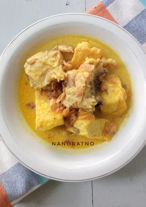 Foto resep Ayam Tahu Santan