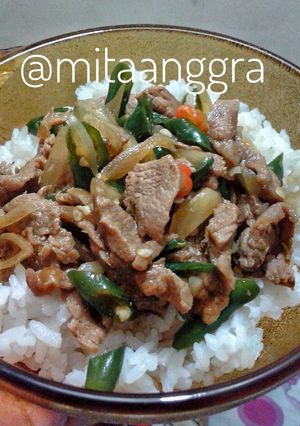 Foto resep Sapi cabe ijo ala Warunk upnormal