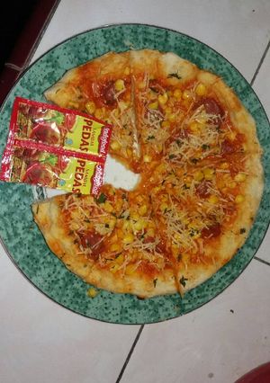 Foto resep Pizza sosis & jagung