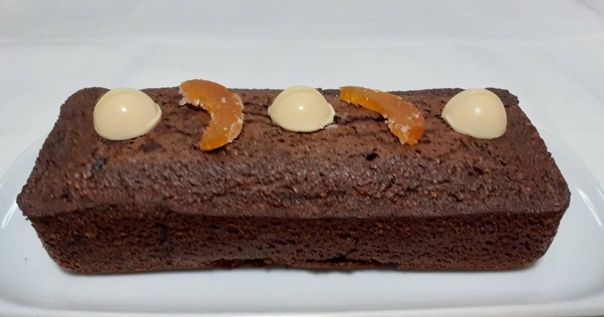 Bizcocho de coco, almendra, chocolate, y naranja...🥧 🥥🍫🍊 Receta de La
